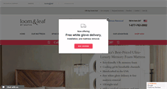 Desktop Screenshot of loomandleaf.com