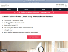 Tablet Screenshot of loomandleaf.com